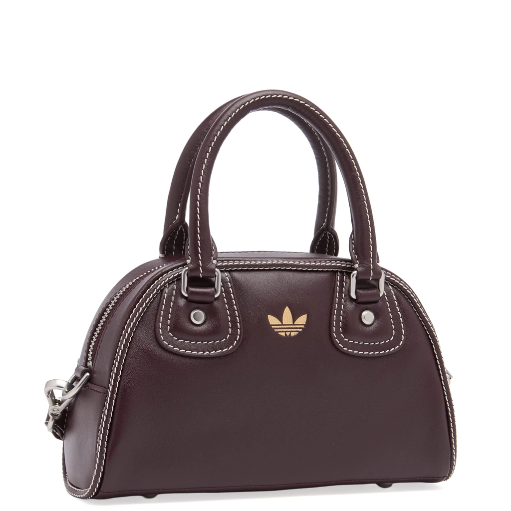 Adidas Originals x Wales Bonner Leather Bowling Bag Night Red